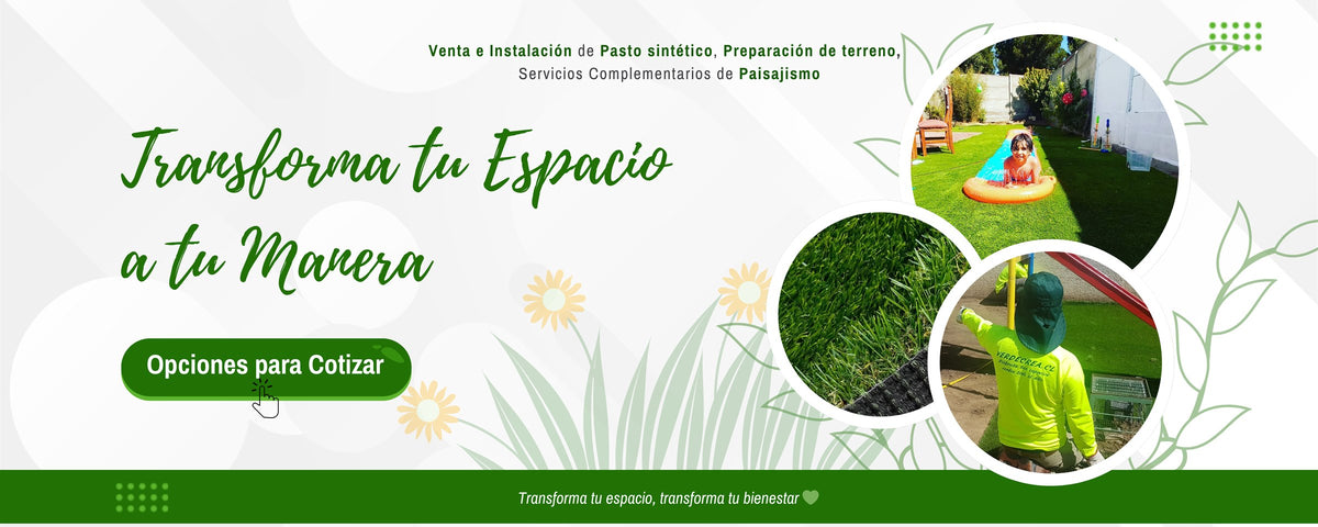 Verdecrea, venta e instalación de pasto sintético en Valparaíso: Transforma tu espacio a tu manera